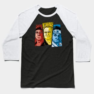 The Three Senseis Distressed Baseball T-Shirt